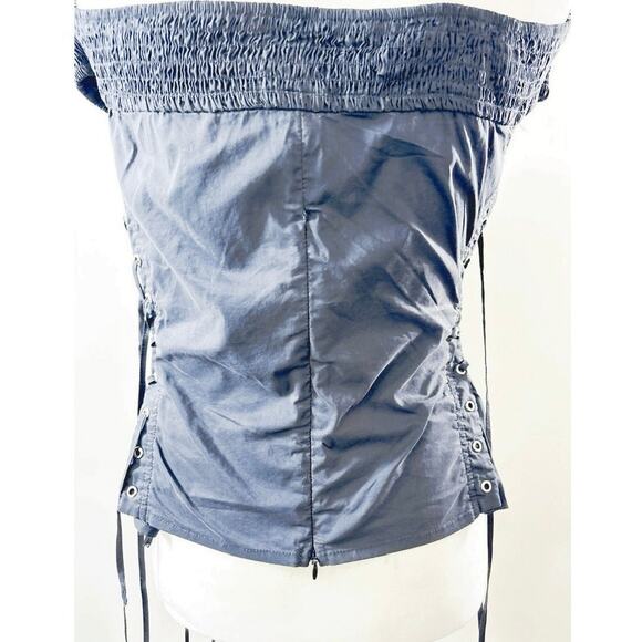 Forever 21+ Plus Black Corset Style Lace Up Top - Size 3X - Picture 4 of 9